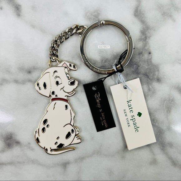 Disney X Kate Spade Small Dalmatians Tote, Card Holder Wallet & Keychain Charm - Picture 15 of 16